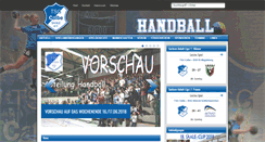 Desktop Screenshot of handball-calbe.de